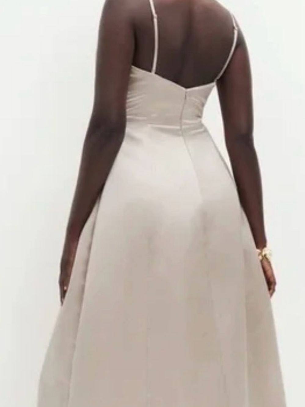 Reformation-  KAYDEN DRESS CHAMPAGNE
15